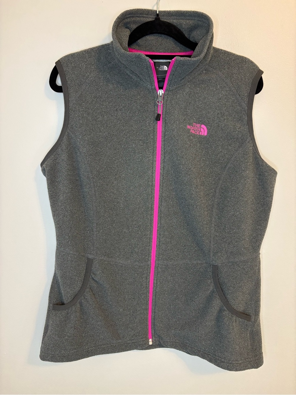 The North Face Polartec Fleece Vest Gray Pink Women’s M